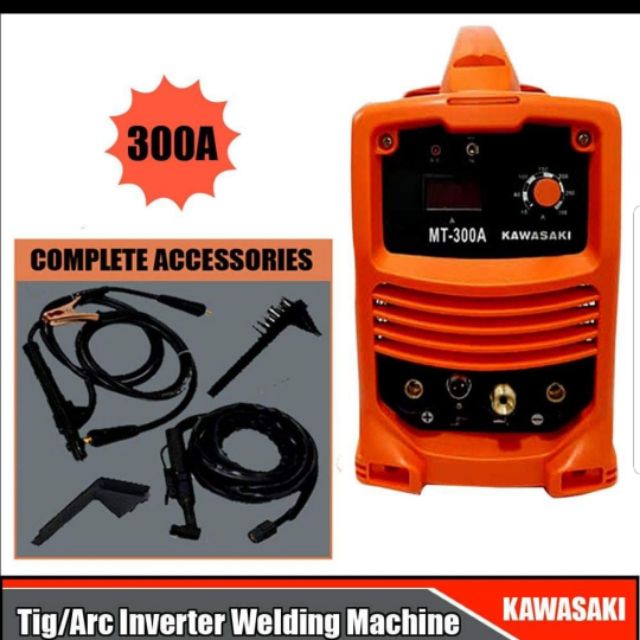 Kawasaki TIG/ARC inverter Welding Machine 300A Shopee Philippines