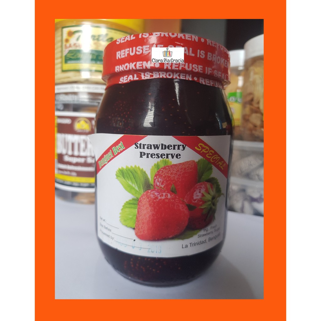Baguio Special Strawberry Jam Preserve Shopee Philippines