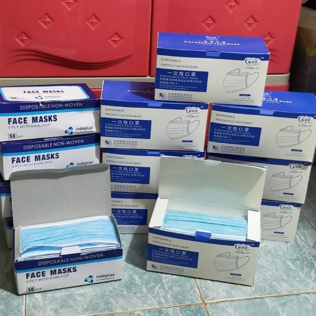 Indoplas Surgical Masks (Disposable Facemask) Shopee Philippines