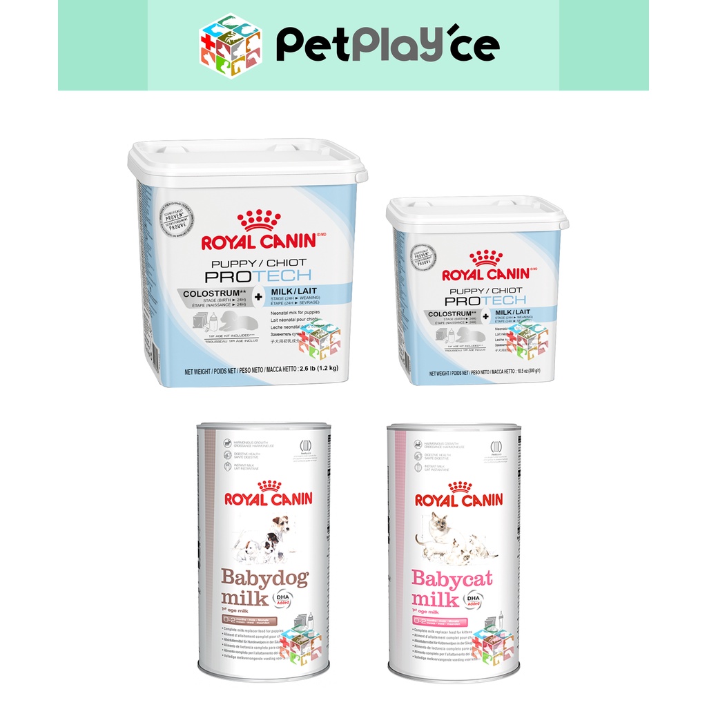 Royal Canin Puppy Protech / Baby Dog / Baby Cat Kitten Powder Milk / feeding bottle Shopee