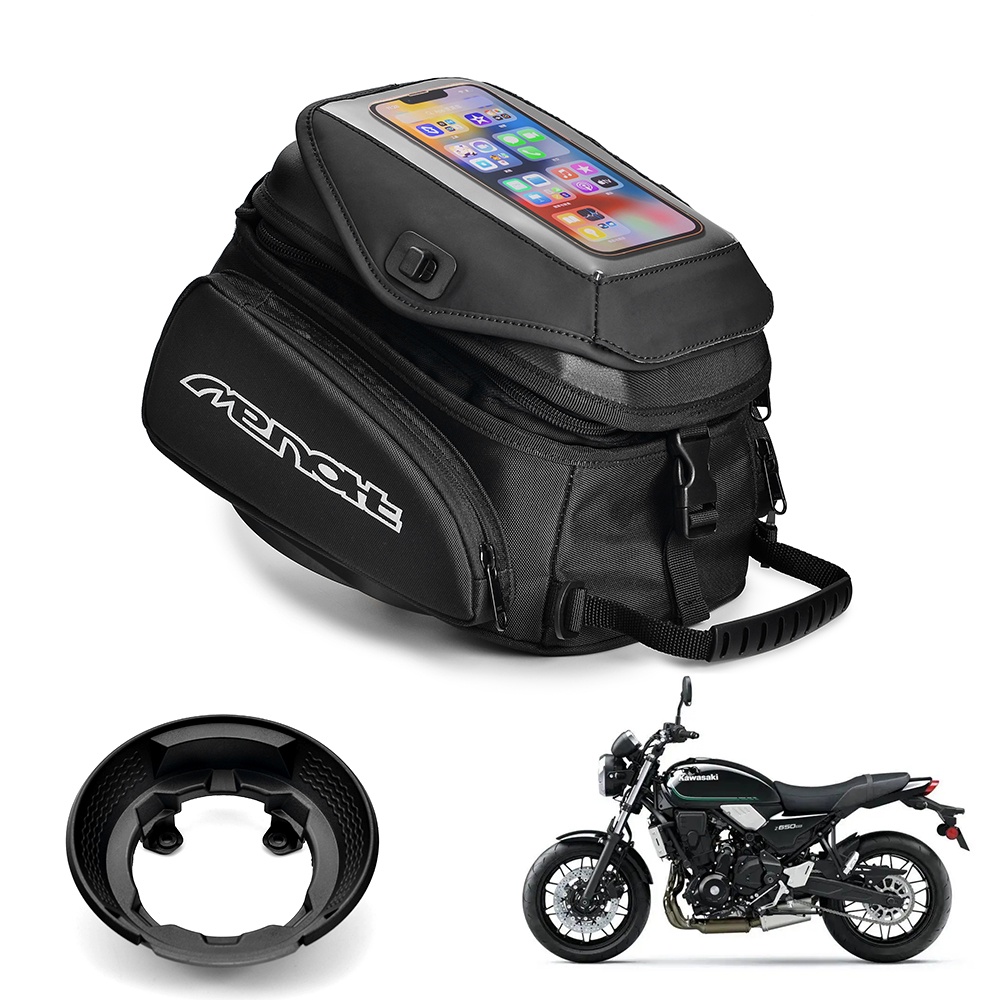 Motorcycle Tanklock Tank Bag Flange For Kawasaki Z400 Z900 Z650