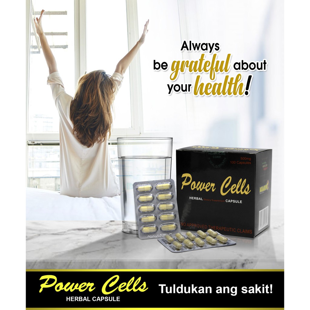 POWER CELLS Herbal Capsule Box of 100's Shopee Philippines