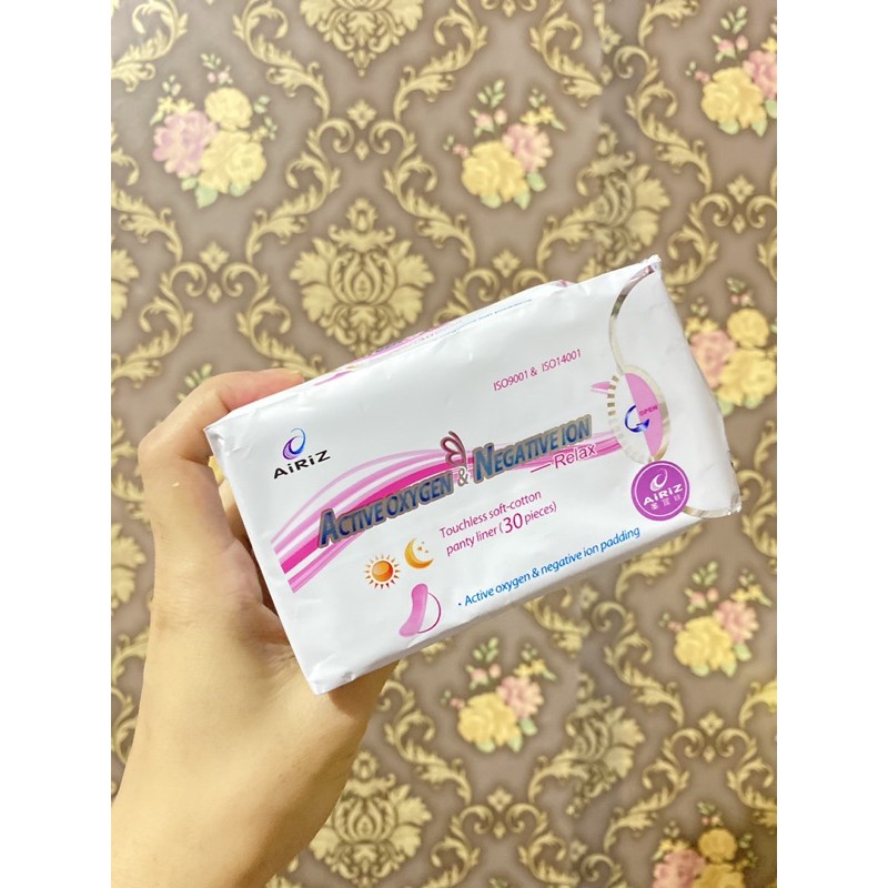 Panty Liner Tiens Airiz Actitve Oxygen and Negative Ion Shopee