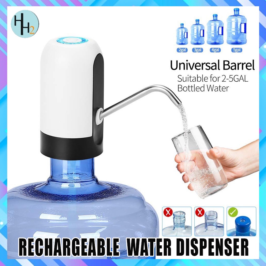 USB Rechargeable Electric Dispenser Bottle Water Pump Automatic Portable water bucket pump