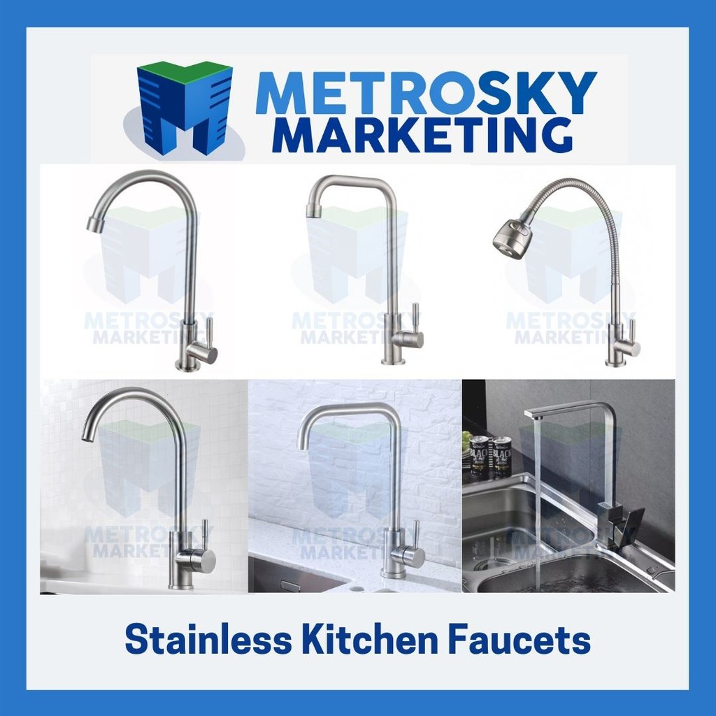 Stainless Kitchen Faucet (Sink Mounted) Shopee Philippines