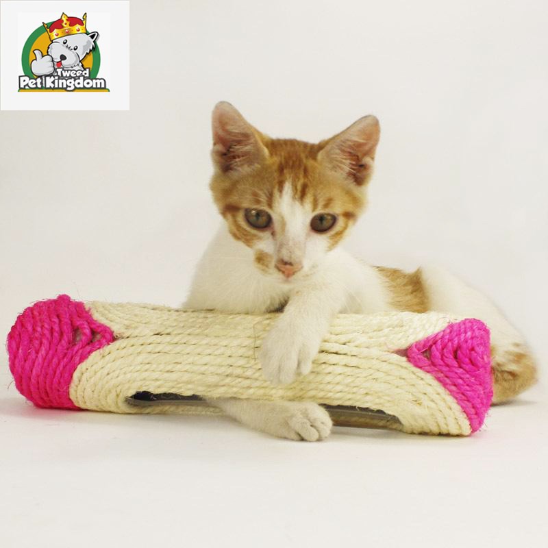 Cats Scratcher Toy Interaction Hemp Rope Scratchresistant Cylinder