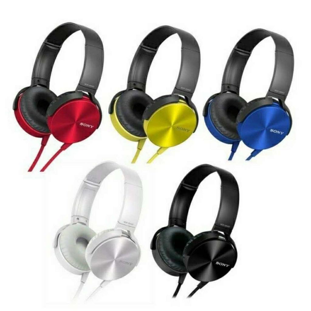 【OSO】Sony XB450 Extra Bass Stereo OvertheEar Headphones With Mic