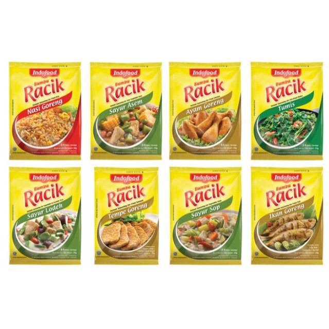 RACIK BUMBU INDOFOOD NASI GORENG / TUMIS / TEMPE / SOP / AYAM / IKAN