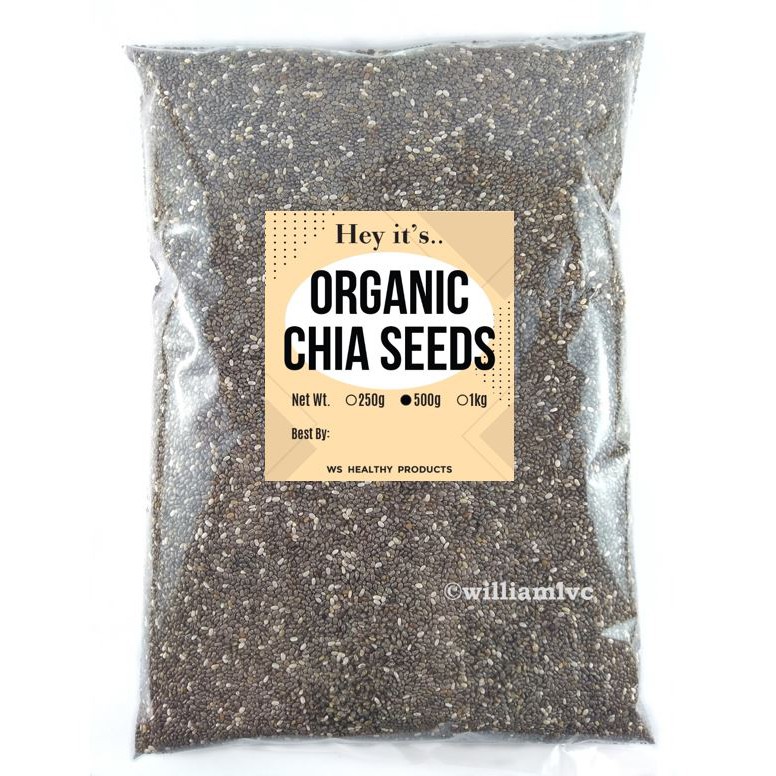 Organic Chia Seeds (500g & 1kg) Shopee Philippines