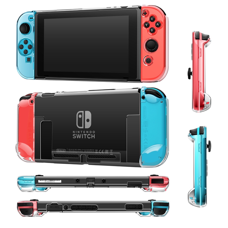 Nintendos Switch Game Accessories Transparent Plastic Hard Crystal