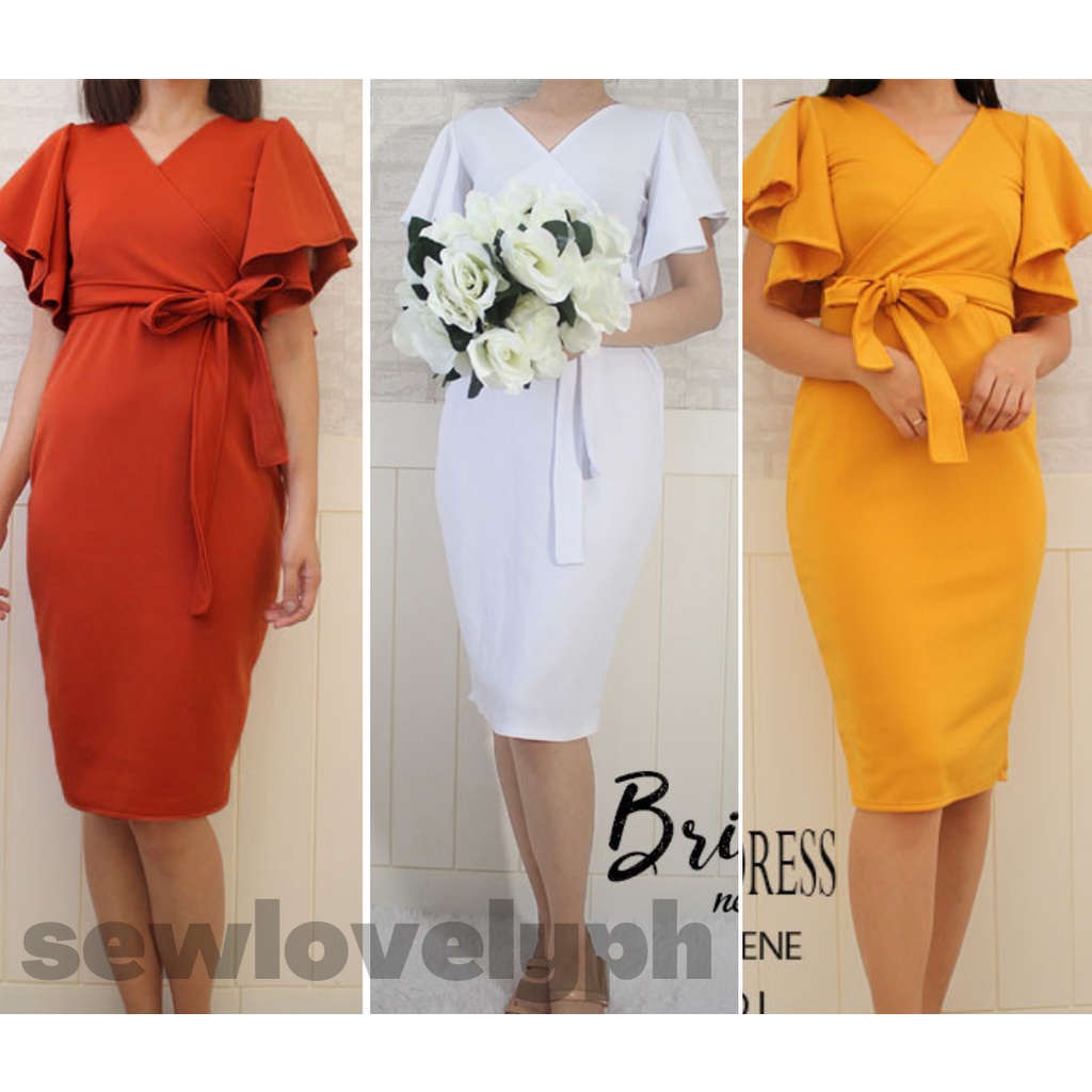 Brianna Semi Formal Elegant Party Dress Wedding Sponsor Dress Ninang
