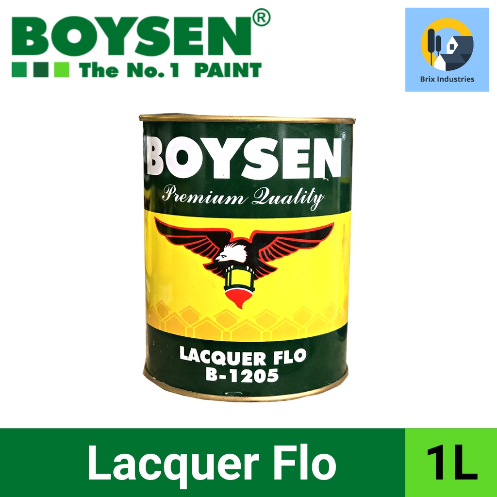 Boysen Lacquer Flo 1 Liter B1205 Brix Industries Manila Shopee
