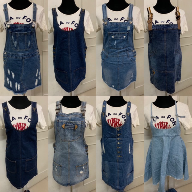 Denim jumper Skirt high quality Shopee Philippines