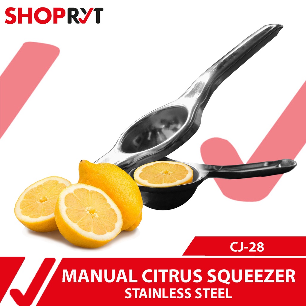 ShopRYT Stainless Steel Manual Hand Press Orange Lemon Lime Citrus