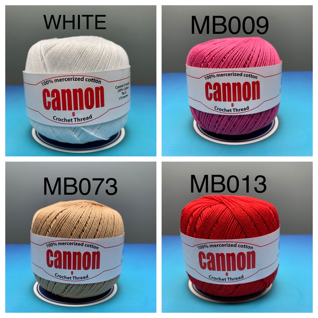Cannon 100 mercerized cotton crochet thread Shopee Philippines