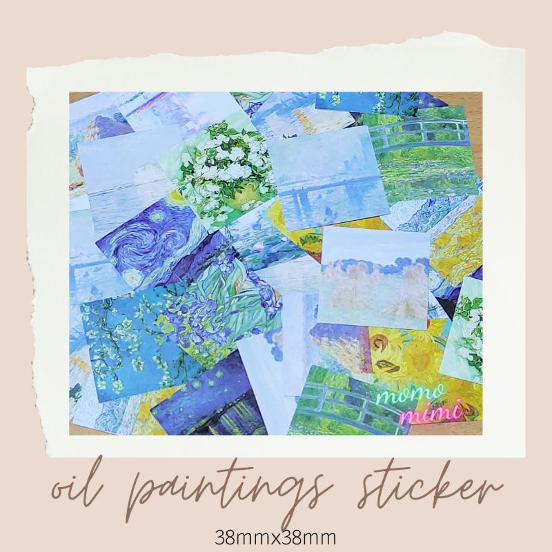 MoMi Oil Paintings Masterpiece Stamp Art Gallery UkiyoE Painting