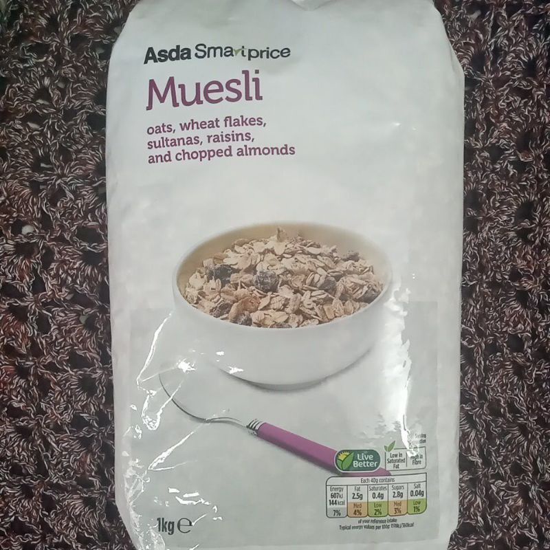 ASDA Muesli from UK (1KG) BBD January 24, 2023 Shopee Philippines
