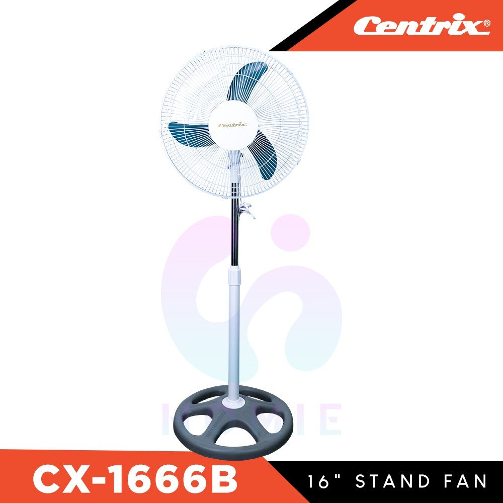 Centrix 16" Stand Fan (CX1666B) Made with Durable Materials & Three
