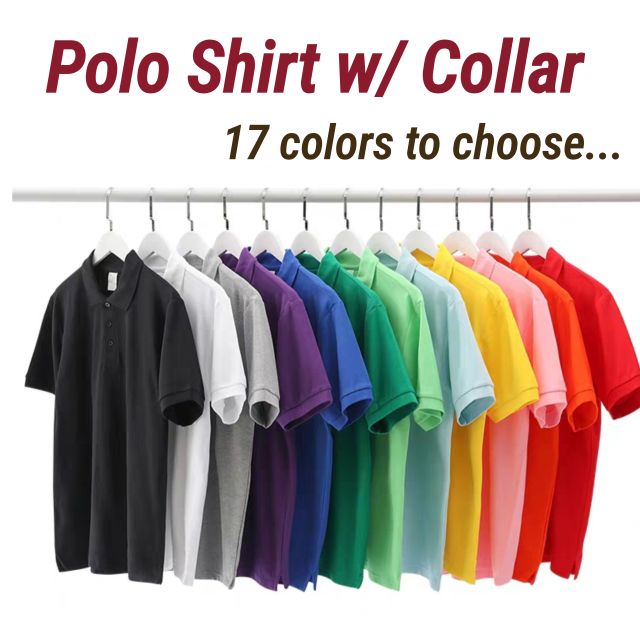 Unisex Basic Polo Shirt Colored SK II Style) Different