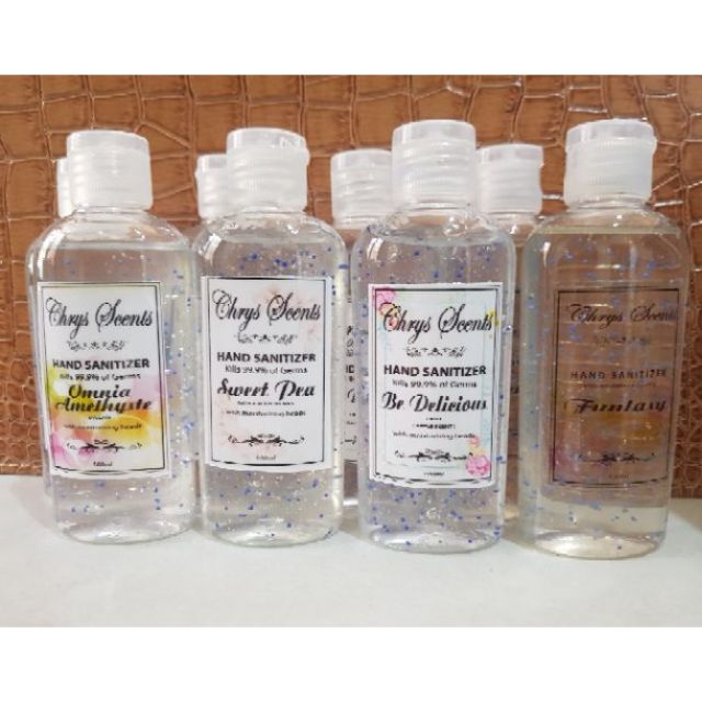 PERFUME HAND SANITIZER SWEET PEA,BE DELICIOUS SCENTS. Shopee Philippines