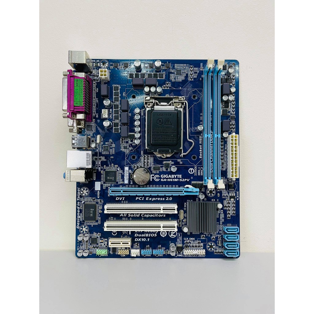GIGABYTE GA H61MS2PV Desktop 3RD GEN Motherboard H61 Socket LGA 1155