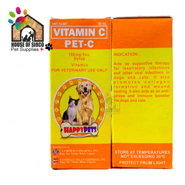 PetC Vitamin C 60ml Shopee Philippines