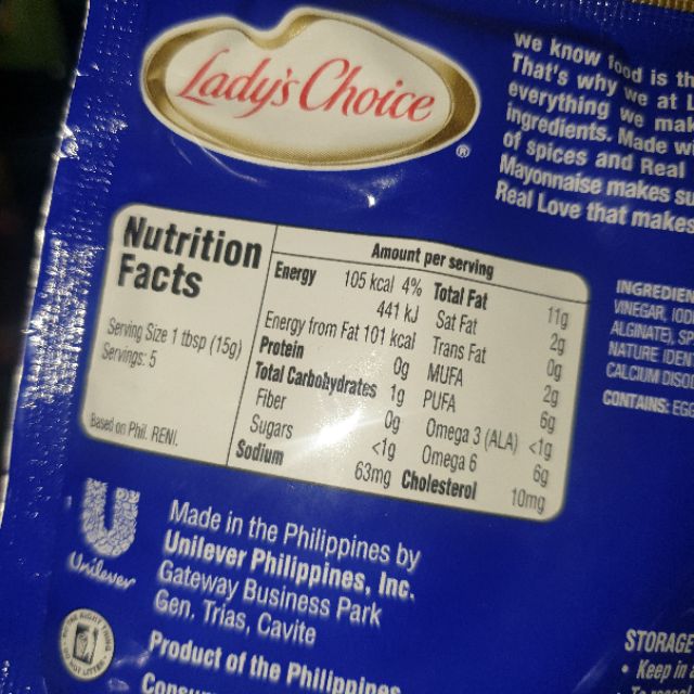 Mayonnaise Nutrition Facts Besto Blog