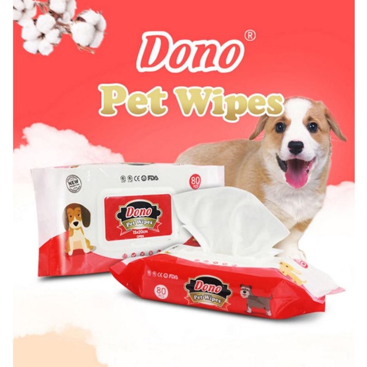 NEW DONO 80 SHEETS PET WIPES Shopee Philippines
