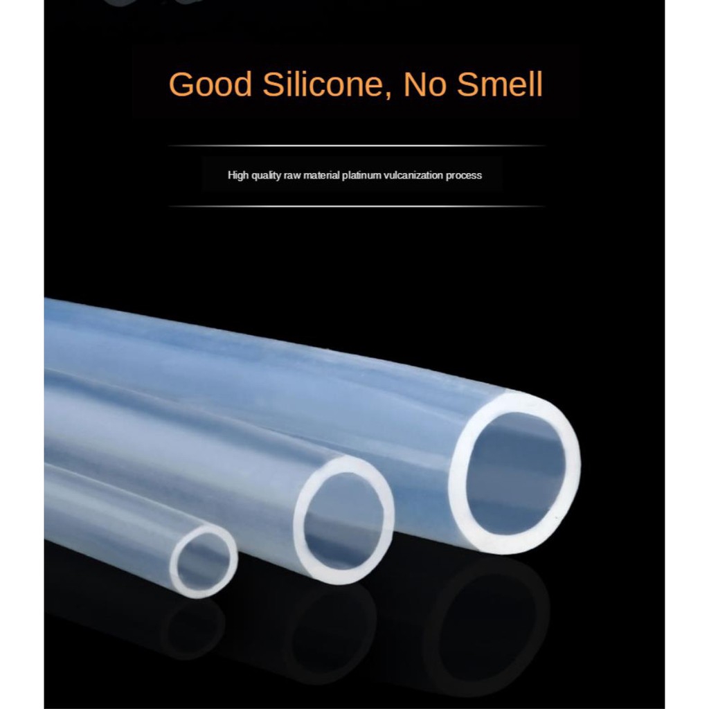2 Meters Transparent Silicone Hose/tube Foodgrade,Odorless,High