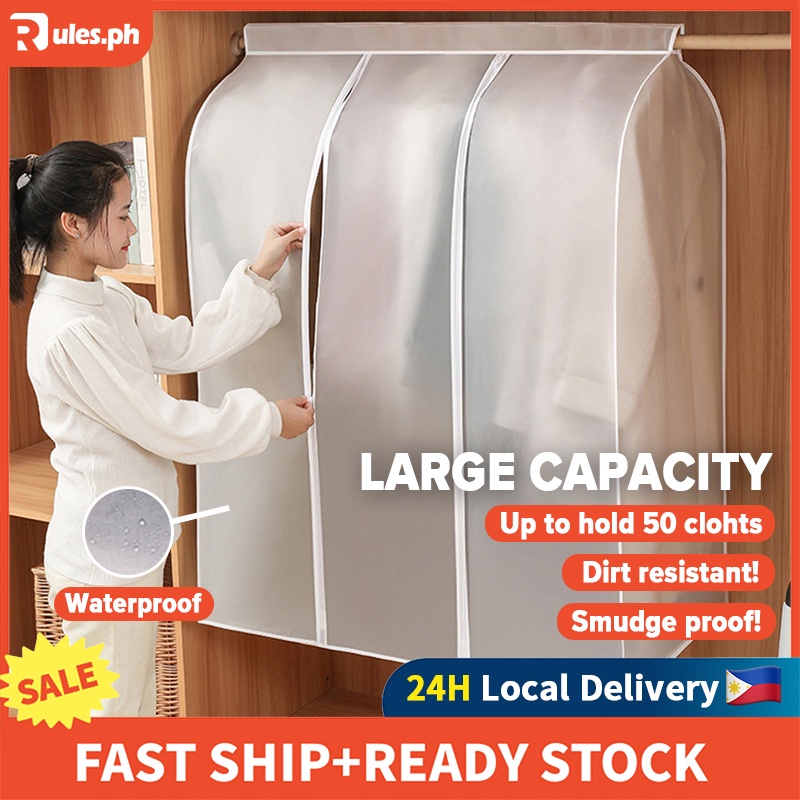 Rules Wardrobe Clothes Storage PEVA Clothes Dust Cover Fully Enclosed