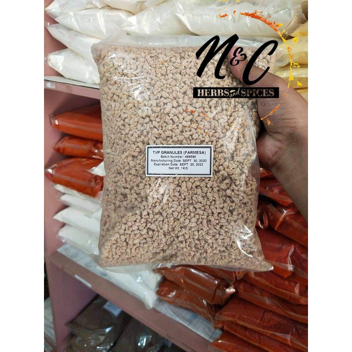 TVP Granules Farmesa Meat Extender 100g 250g 500g 1kg Shopee Philippines