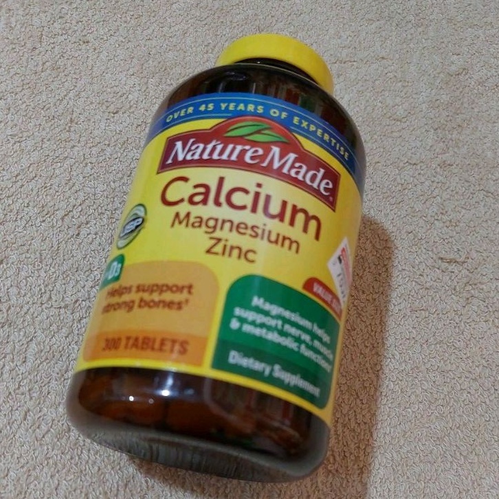 Nature Made Calcium Magnesium Zinc With D3 (300 Tablets) Shopee