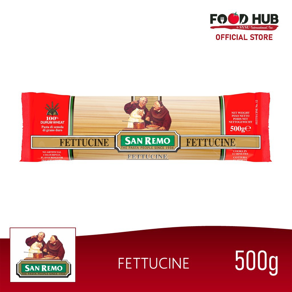 San Remo Fettuccine Pasta 500g Shopee Philippines