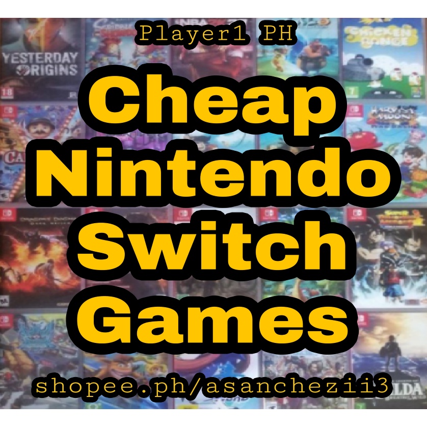 P1's Cheap Switch Games (Restock Regularly) Shopee Philippines