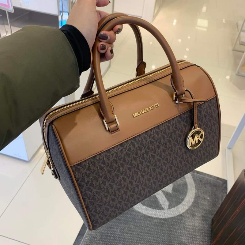 Michael Kors Mini Duffle Bag Mono Shopee Philippines