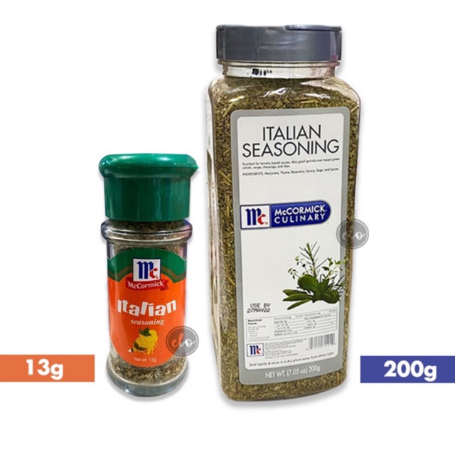 McCormick Italian Seasoning 13g / 220g Shopee Philippines