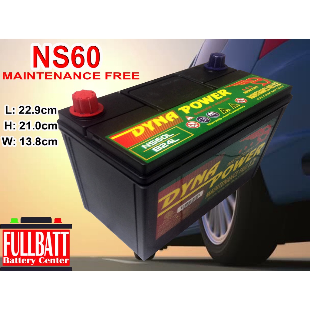 NS60 DYNA POWER Maintenance Free Car Battery Shopee Philippines