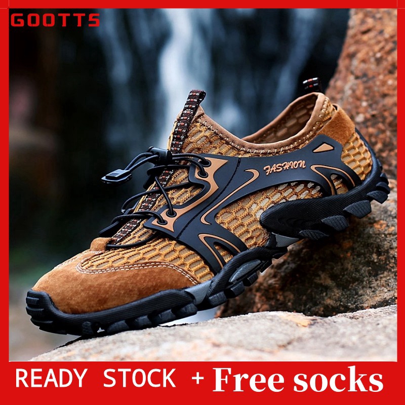 Mountain Shoes Men's Hiking Shoes Outdoor Shoes Breathable Hiking Shoes