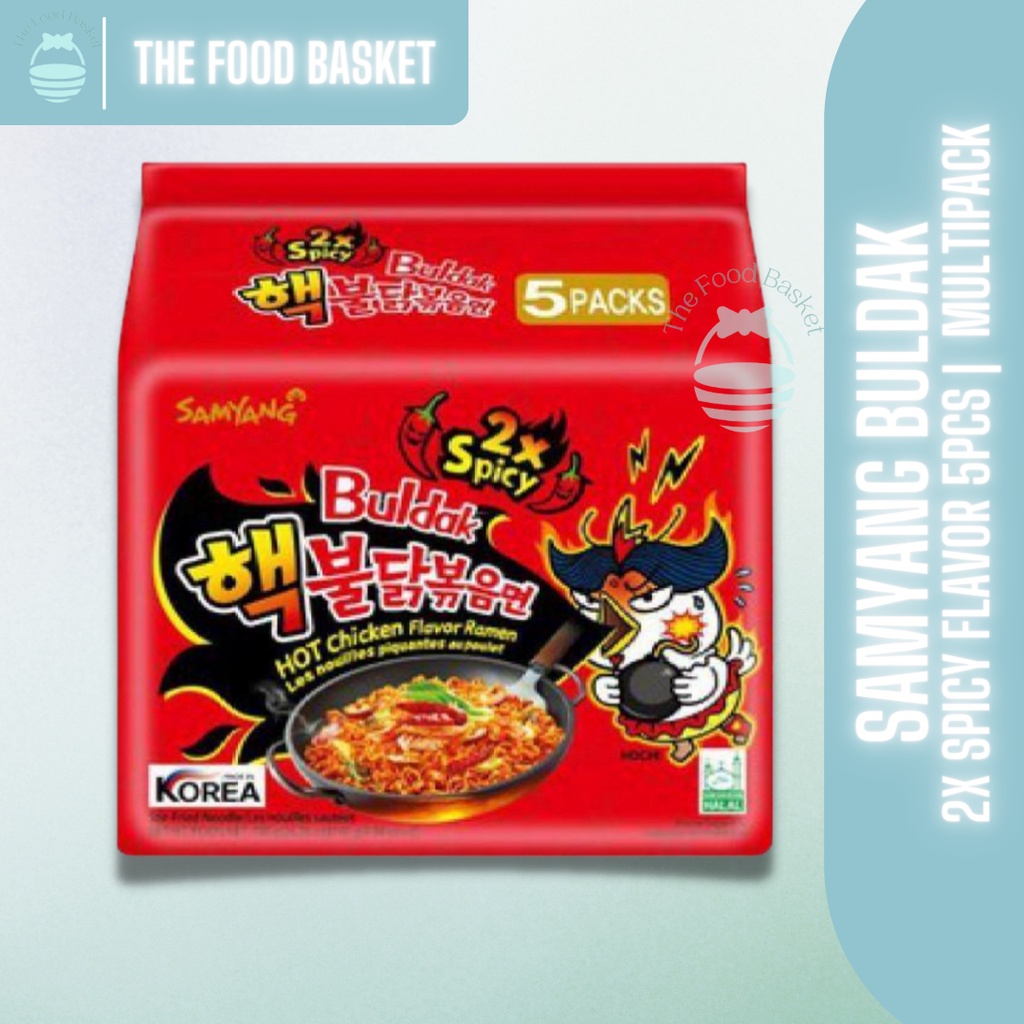 Samyang Buldak Korean Spicy Fried Noodles 2X Spicy Flavored Ramen
