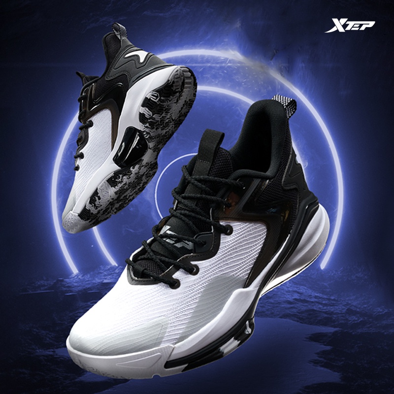 XTEP Men Basketball Shoes High Top Sport Mesh Breathable Training