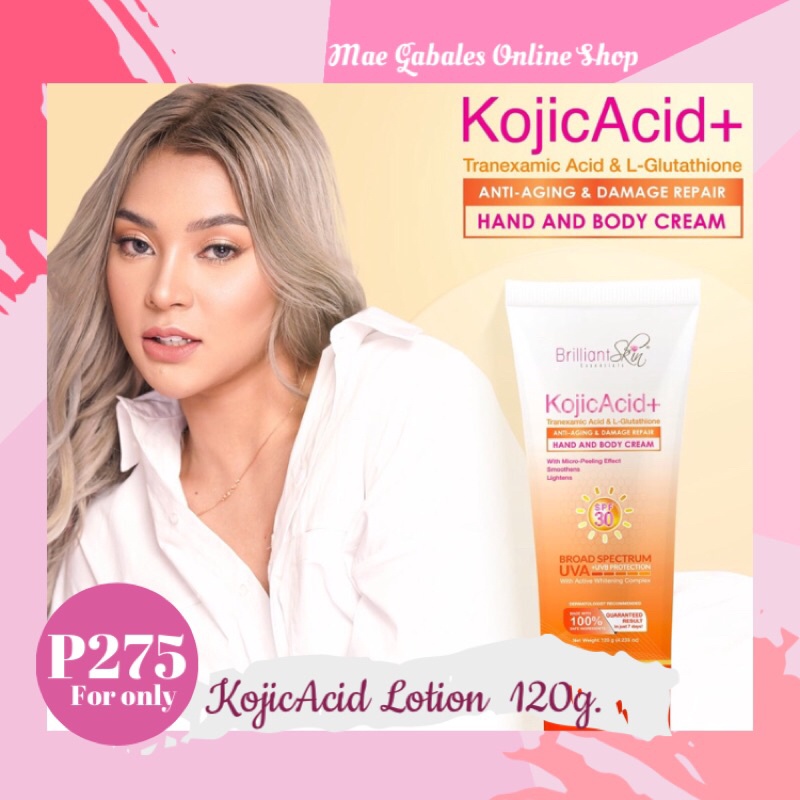 Brilliant Kojic+Tranexamic Acid Body Lotion 120g. Shopee Philippines