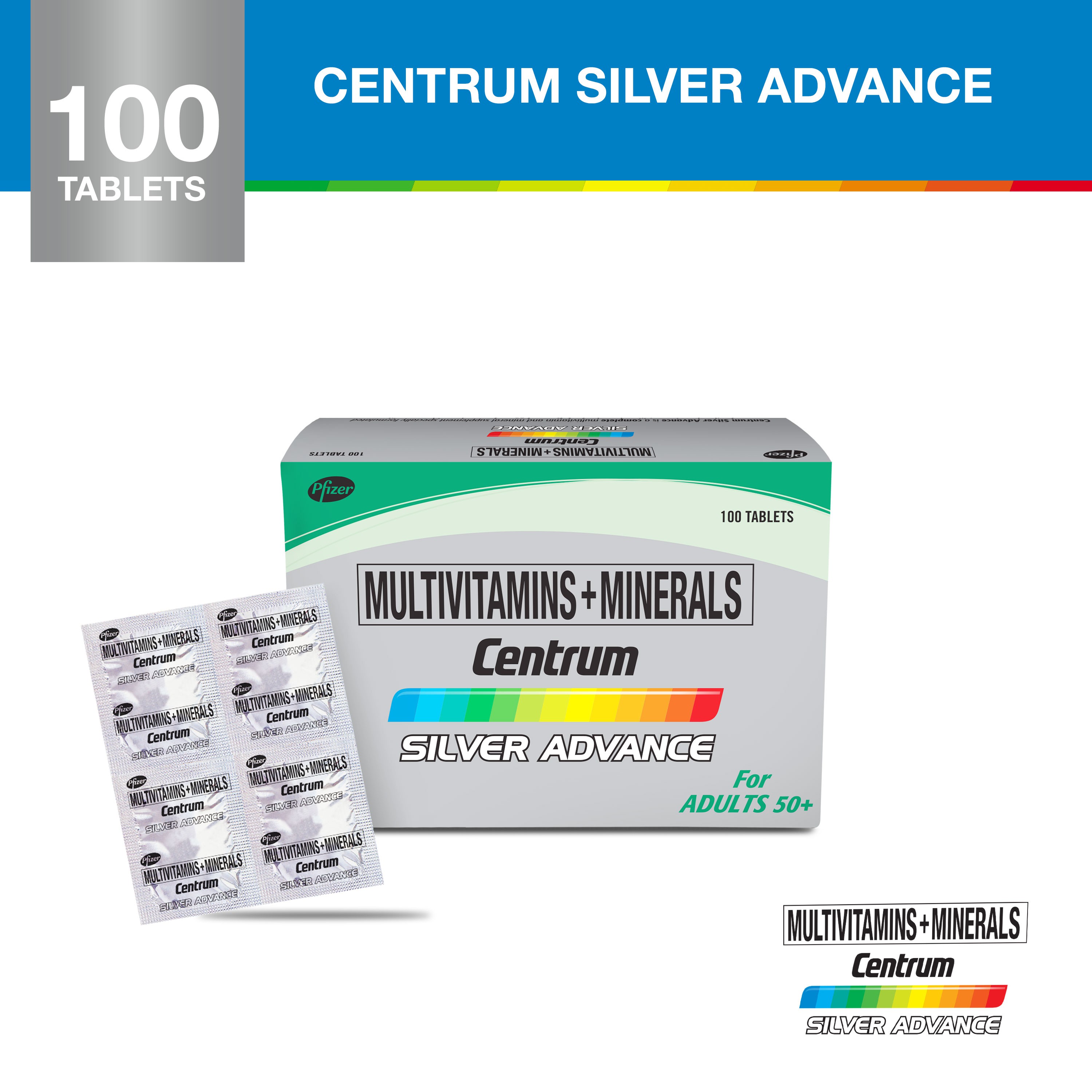 Centrum Silver Multivitamins 100 Tablets Shopee Philippines