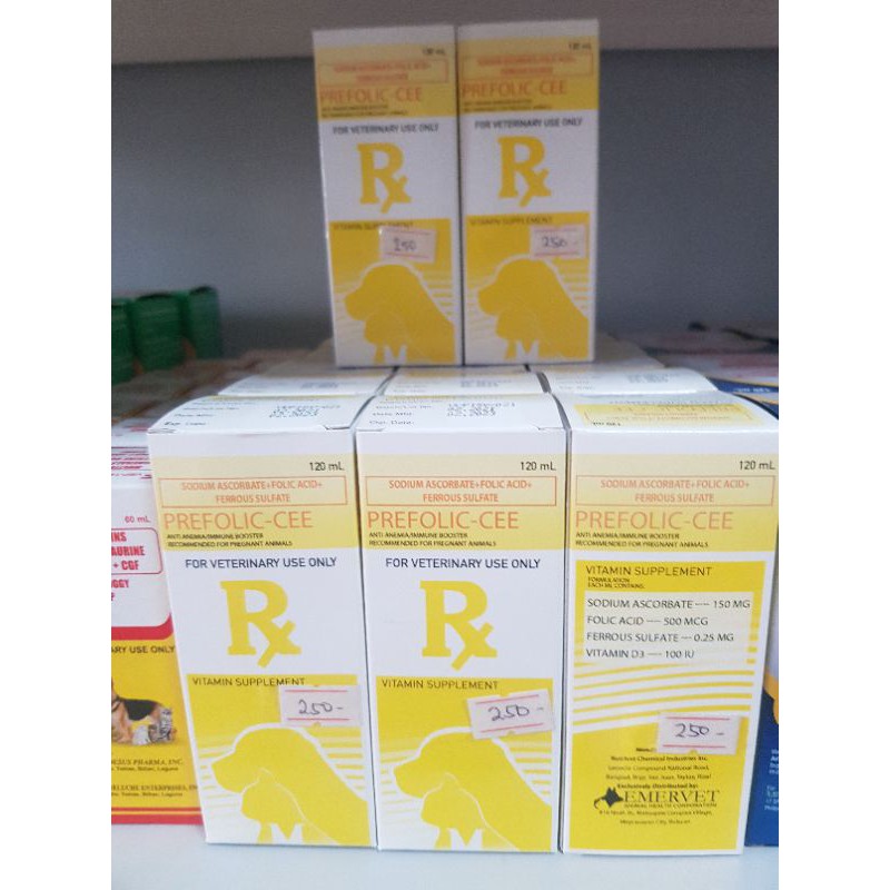 PrefolicCee (Sodium Ascorbate + Folic Acid + Ferrous Sulfate) 120ml