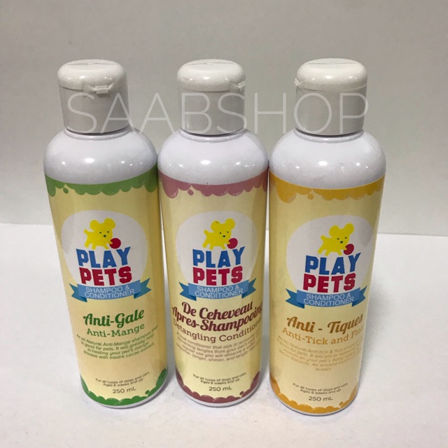 PLAY PETS SHAMPOO & CONDITIONER (250ml/1000ml) Shopee Philippines