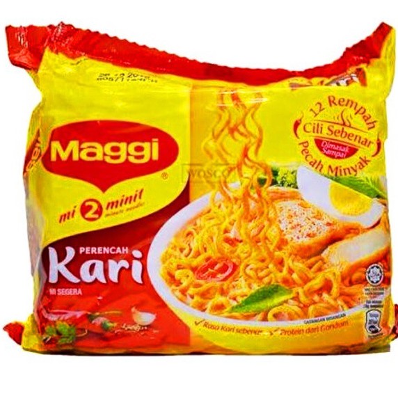 (PACK of 5s / 1 PIECE) Maggi Kari Spicy Noodles Shopee Philippines
