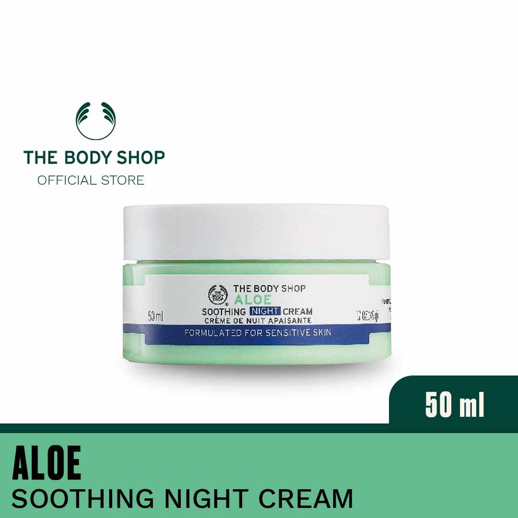 The Body Shop Aloe Soothing Night Cream (50ml) Shopee Philippines