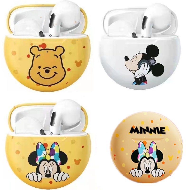 Disney Pink TWS Wireless Bluetooth Earbuds Earphones HiFi Earbud