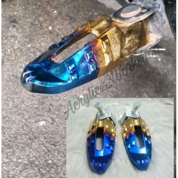 Foot Rest Mio Sporty/Soulty Titanium Shopee Philippines