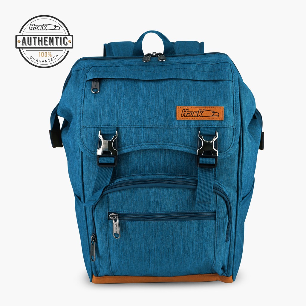 Hawk 5259 Backpack (Blue GreenTextured) Shopee Philippines