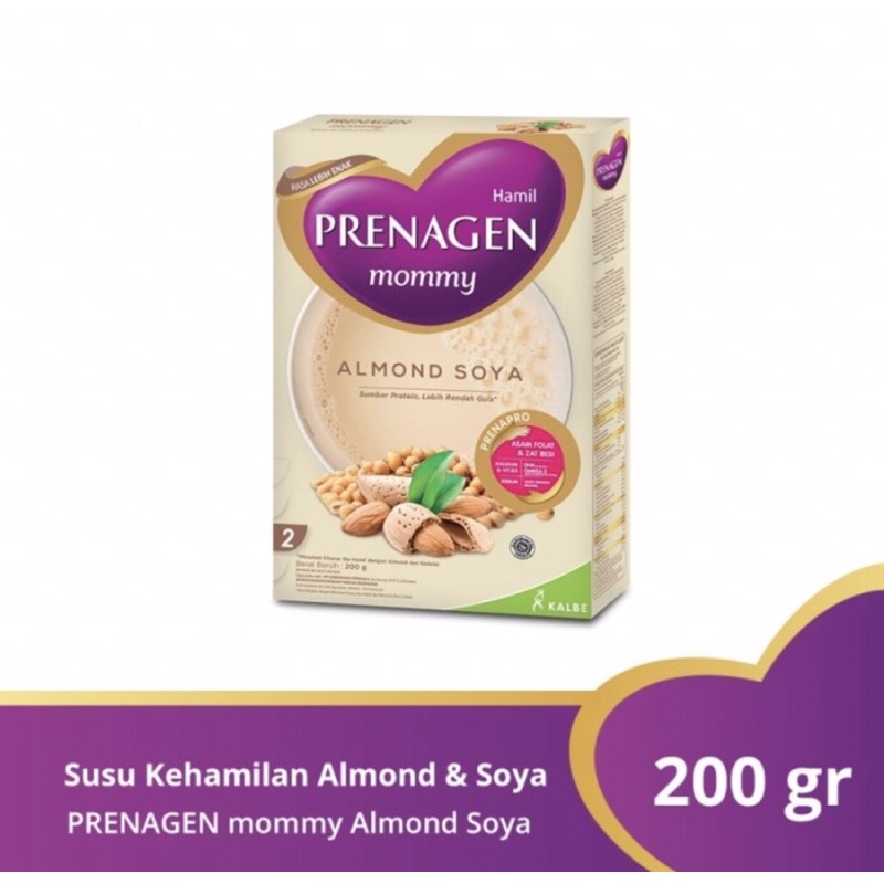Prenagen mommy almond soya 200 Grams (Pregnancy Milk Rich) Shopee